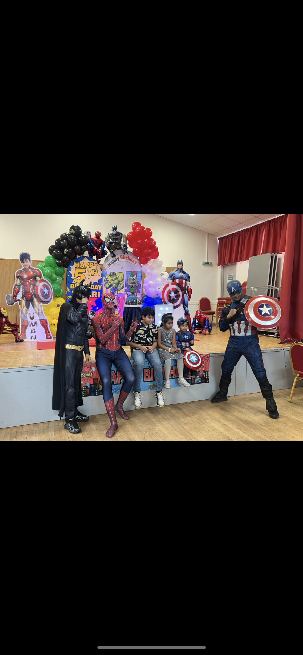 Marvel superheroes party